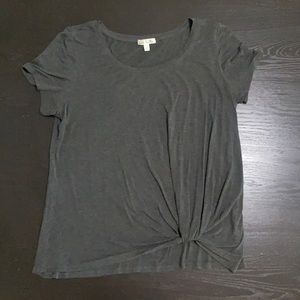 Nine Britton Levie Knot Front Tee